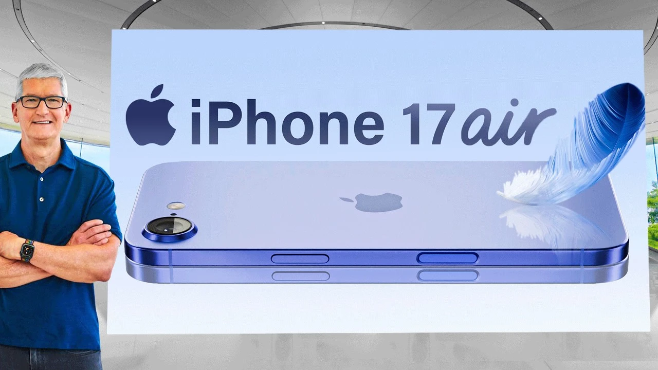 iPhone 17 Air Leaks: New Colour Revealed in Video, Thinner Than a Pencil & Sleek Features!